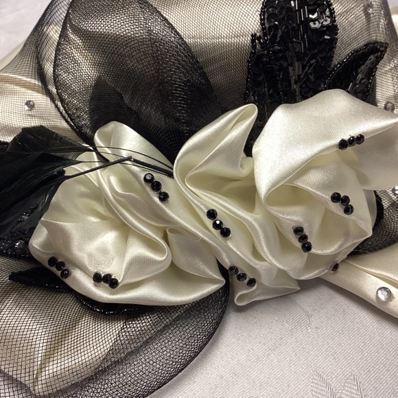 HAT & PURSE COMBO. FABULOUS. MUST SEE BY ELLIE FINE HATS - Picture 8 of 11